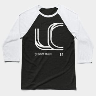 The Durutti Column / LC / Minimalist Design Artwork Baseball T-Shirt